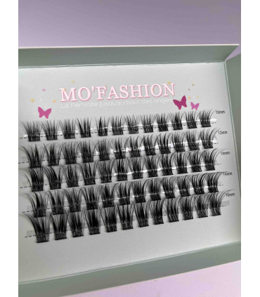 Faux-cils individuels en bouquet pour extension